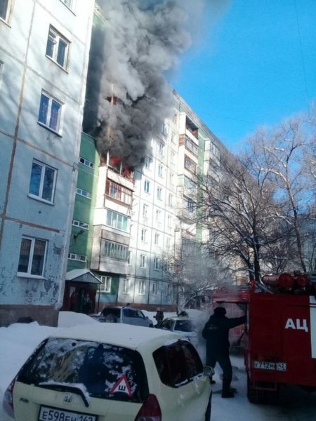 Пожар на Московском проспекте